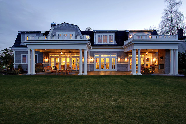 Yarrow Point Residence klassisk-fasad