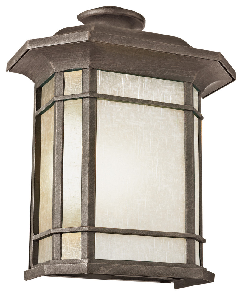Trans Globe Lighting PL-5822-1 RT Corner Window 15" Pocket Lantern