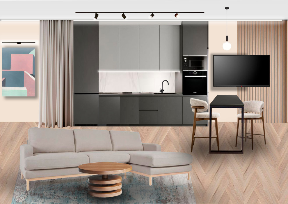 Проект кухни-гостиной