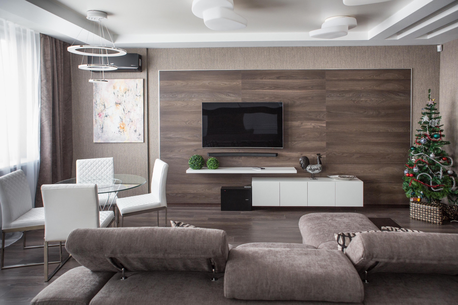 Интерьер трехкомнатной квартиры - проект "Мокко"