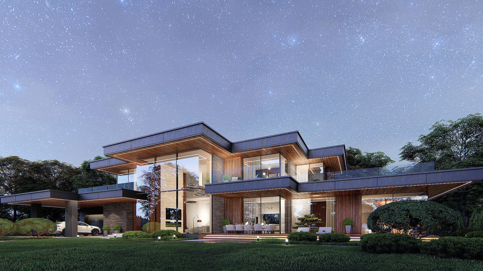 Дом в стиле Райта (Юсония)