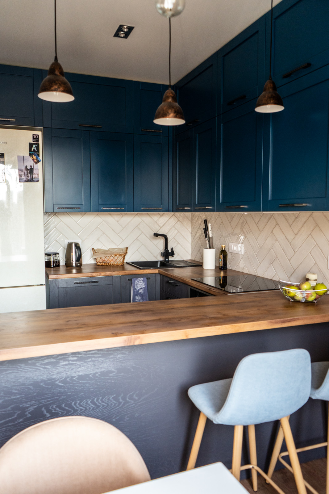 Дизайн кухни для квартиры в ЖК "Русский авангард"