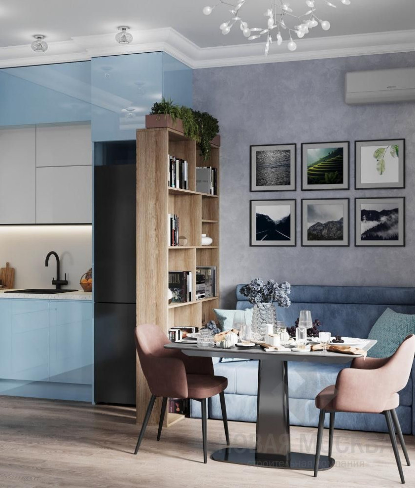 Дизайн-проект квартиры площадью 65 кв.м в ЖК «Скандинавия»