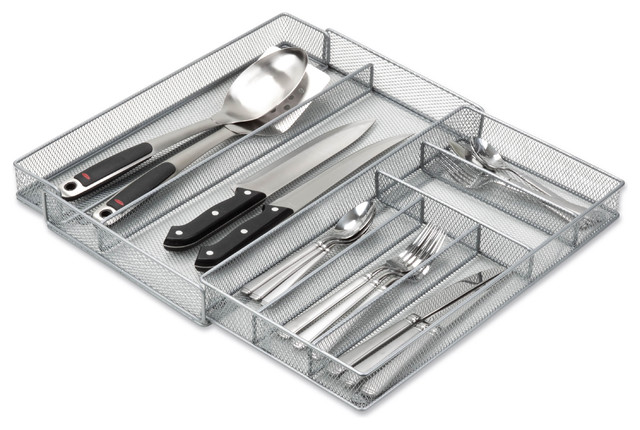 Honey Can Do Kch 02163 Expandable Steel Mesh Drawer Organizer Silver Honey Can Do Kch 02163 Expandable Steel Mesh Drawer Organizer Silver