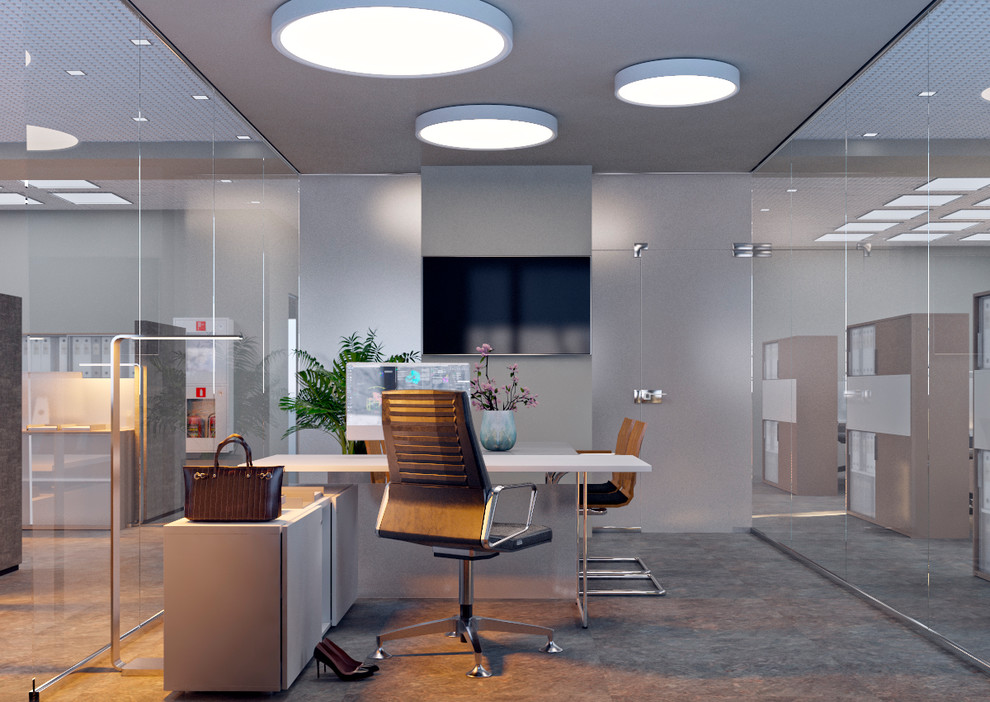 Офис 300м2 в стиле лофт