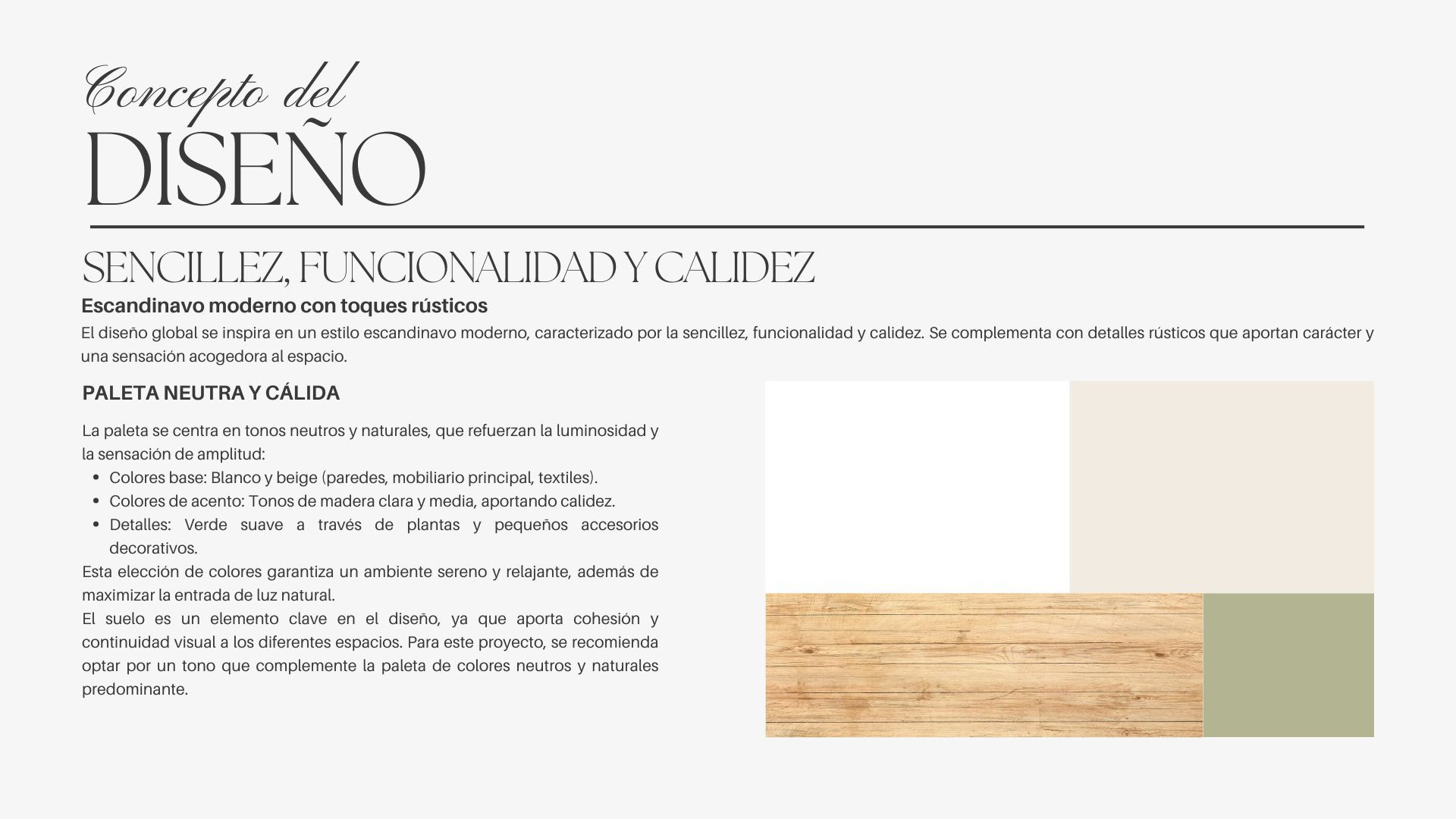 Concepto del diseño