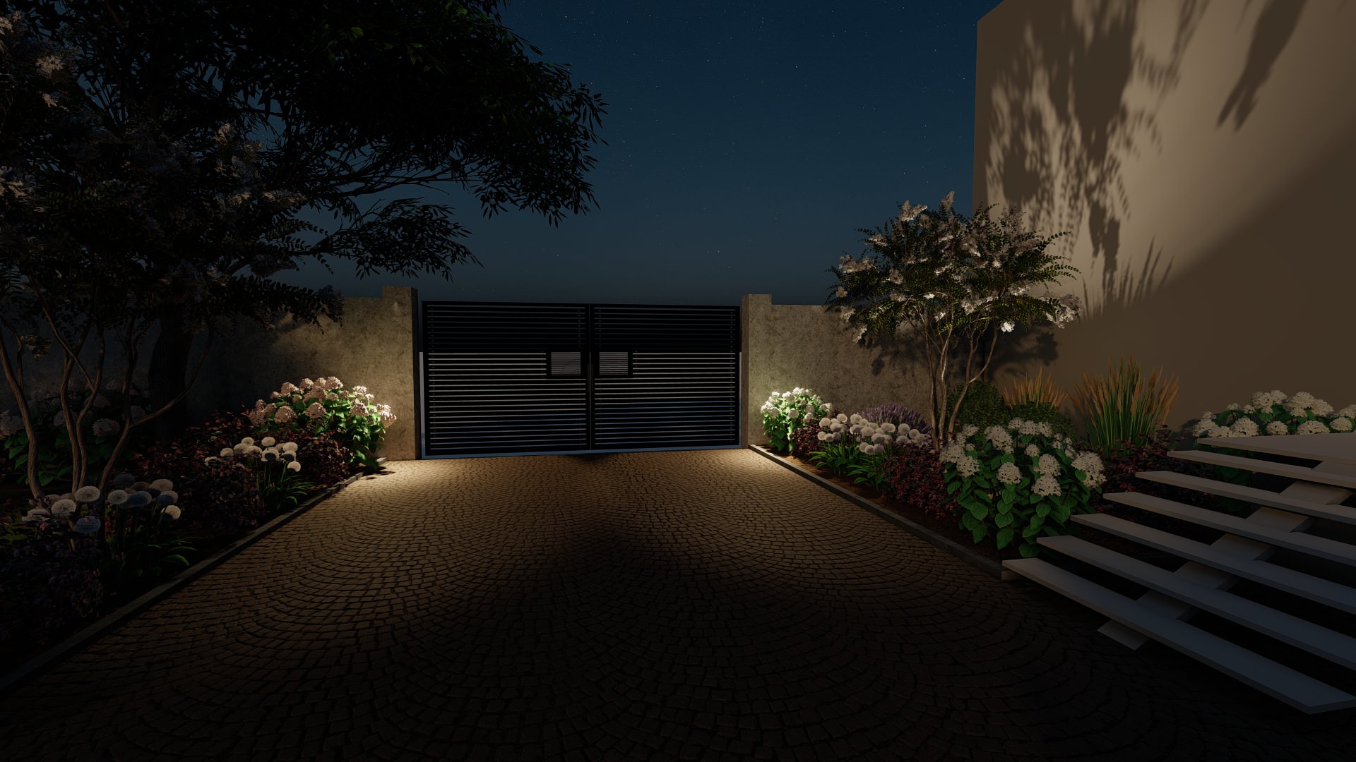 The white garden