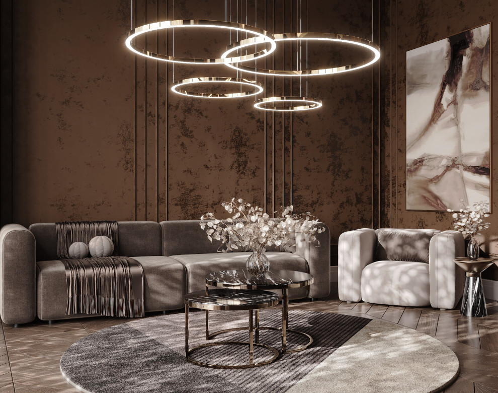 Проект "Бархат", интерьеры таунхауса