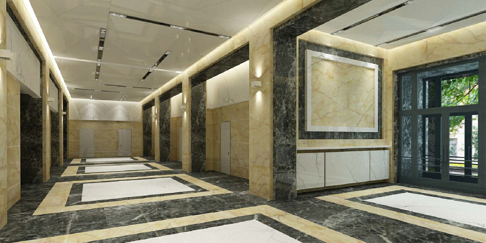 Дизайн-проект интерьера проходной завода в Санкт-Петербурге