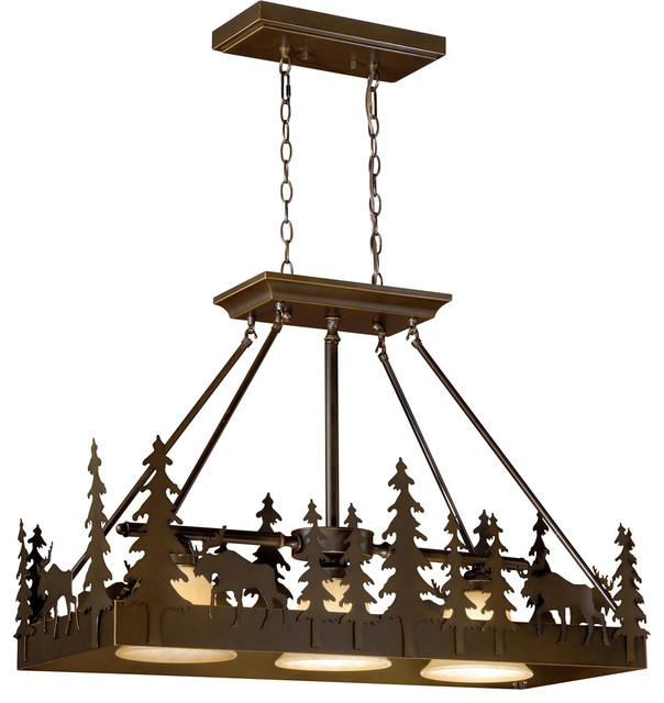 Island Lighting 3 Light Fixtures W Burnished Bronze Steel Medium 36 300 Watts Island Lighting 3 Light Fixtures W Burnished Bronze Steel Medium 36 300 Watts