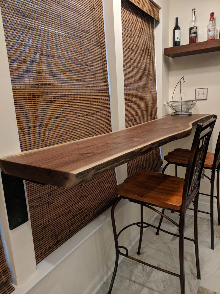 Transitional home design photo in Charlotte