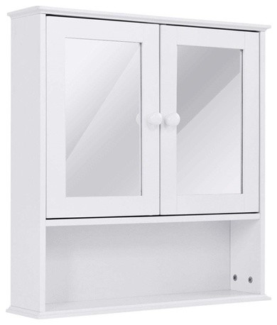 Simple Bathroom Mirror Wall Cabinet - Transitional - Bathroom Cabinets - by Imtinanz, LLC | Houzz