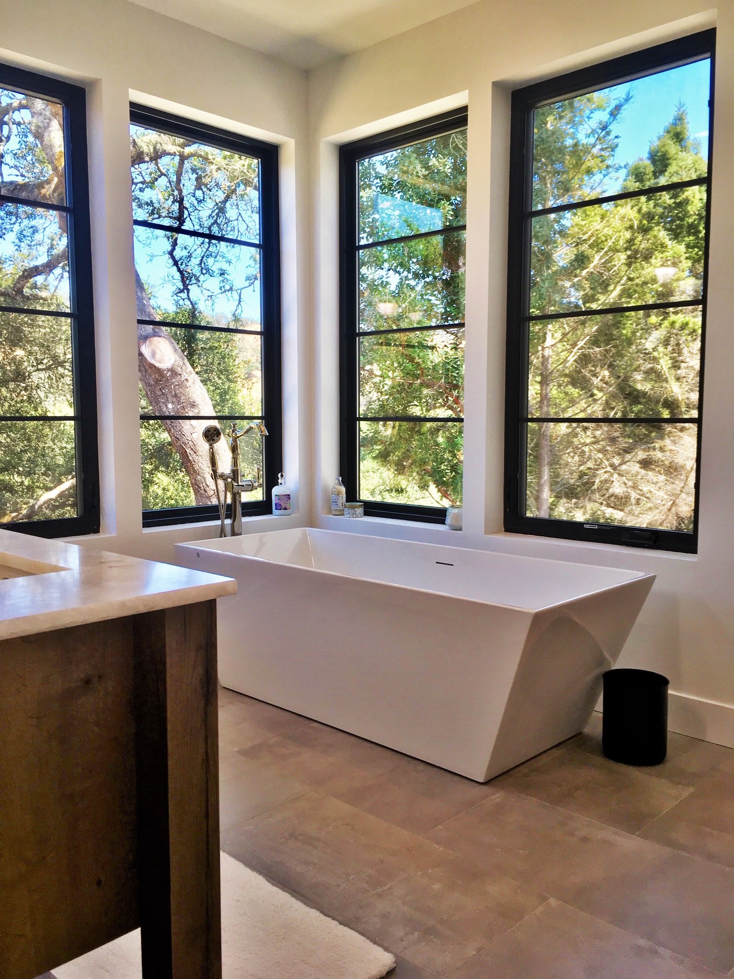 Modern Sonoma Bath - New Home on a Hill