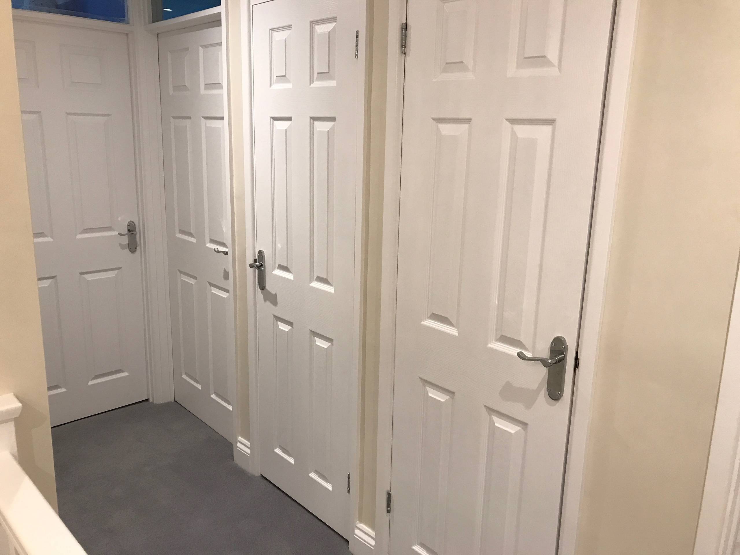 Hallway, Bedroom & Cloakroom Refurbishment in Horsell Surrey