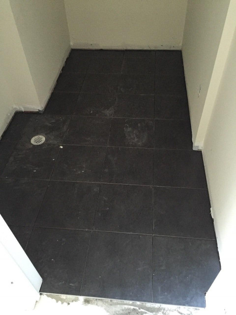 Tile installation 