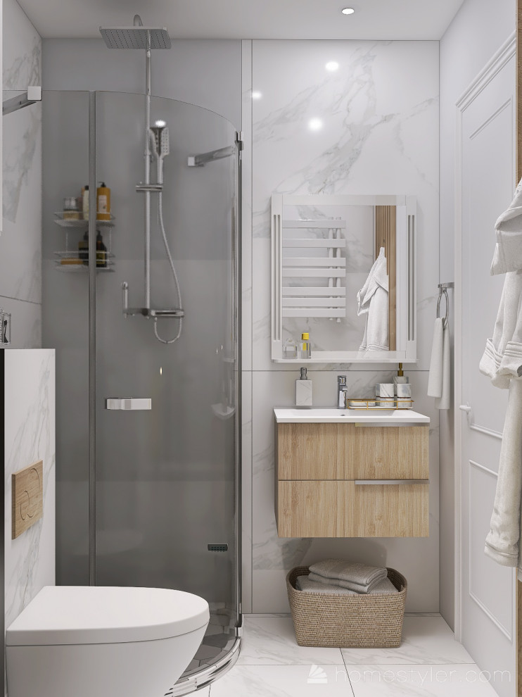 Однокомнатная квартира в скандинавском стиле