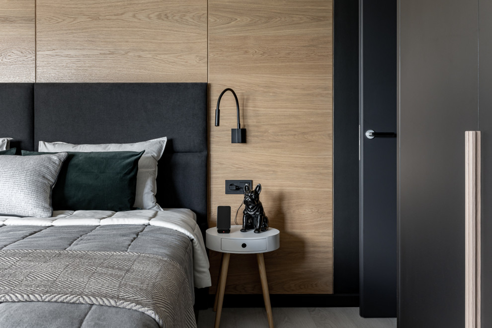 Уютная графичность. Квартира - отдых для семьи врачей