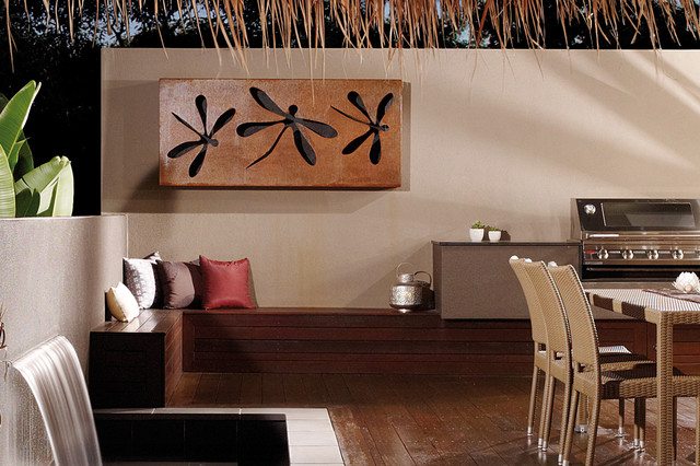 'Lifestyle' Feature Panels contemporary-courtyard