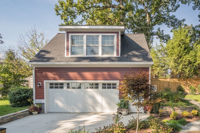 Arlington Forest Detached Garage Loft Transitional Garage