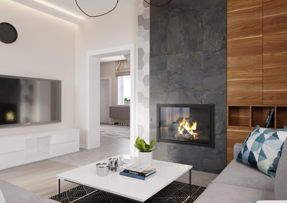 Кухня-гостиная в загородном доме