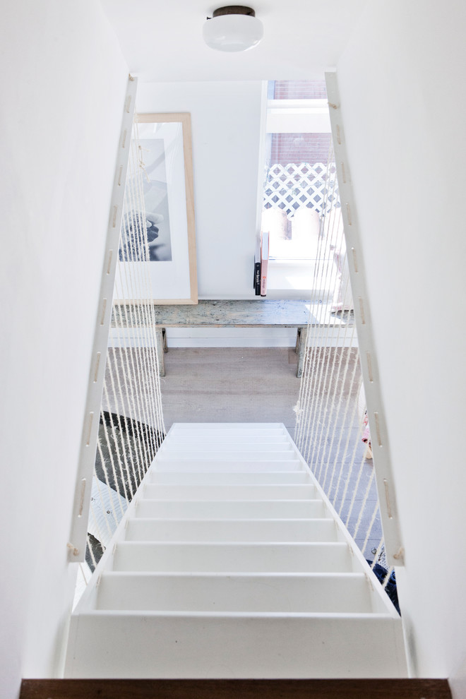 Inspiration for a scandinavian staircase in Barcelona.