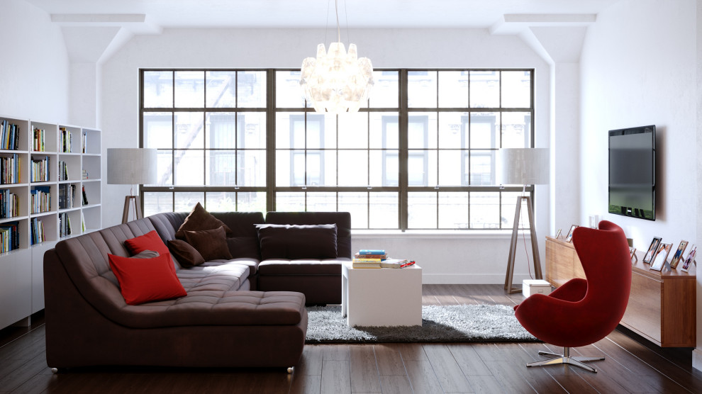 Гостиная в скандинавском стиле