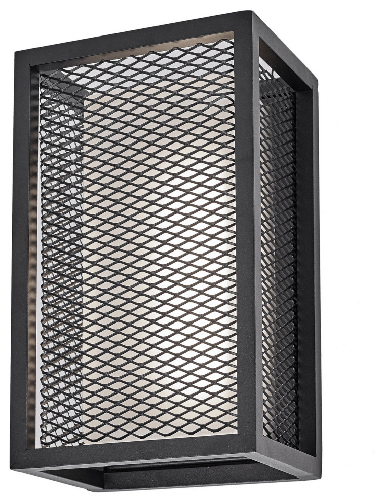 Innovation One Light Wall Sconce, Black Transitional Outdoor Wall