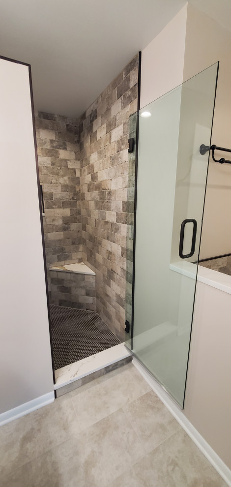 Custom shower door