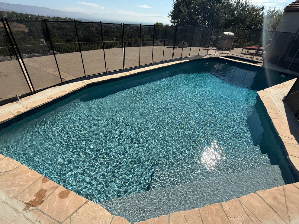 Aqua Blue - Mini Pebble Finish