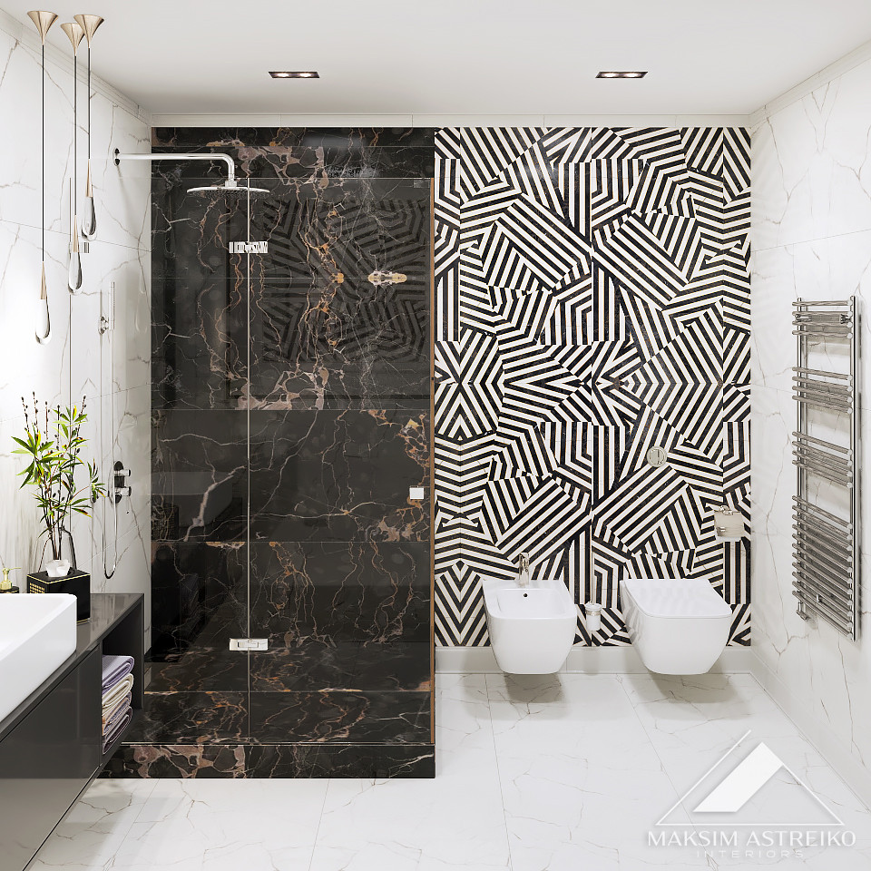 Современный интерьер с элементами арт деко