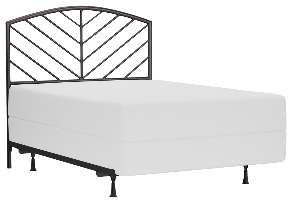 Hillsdale Essex Metal Full Size Headboard With Chevron Spindle Design