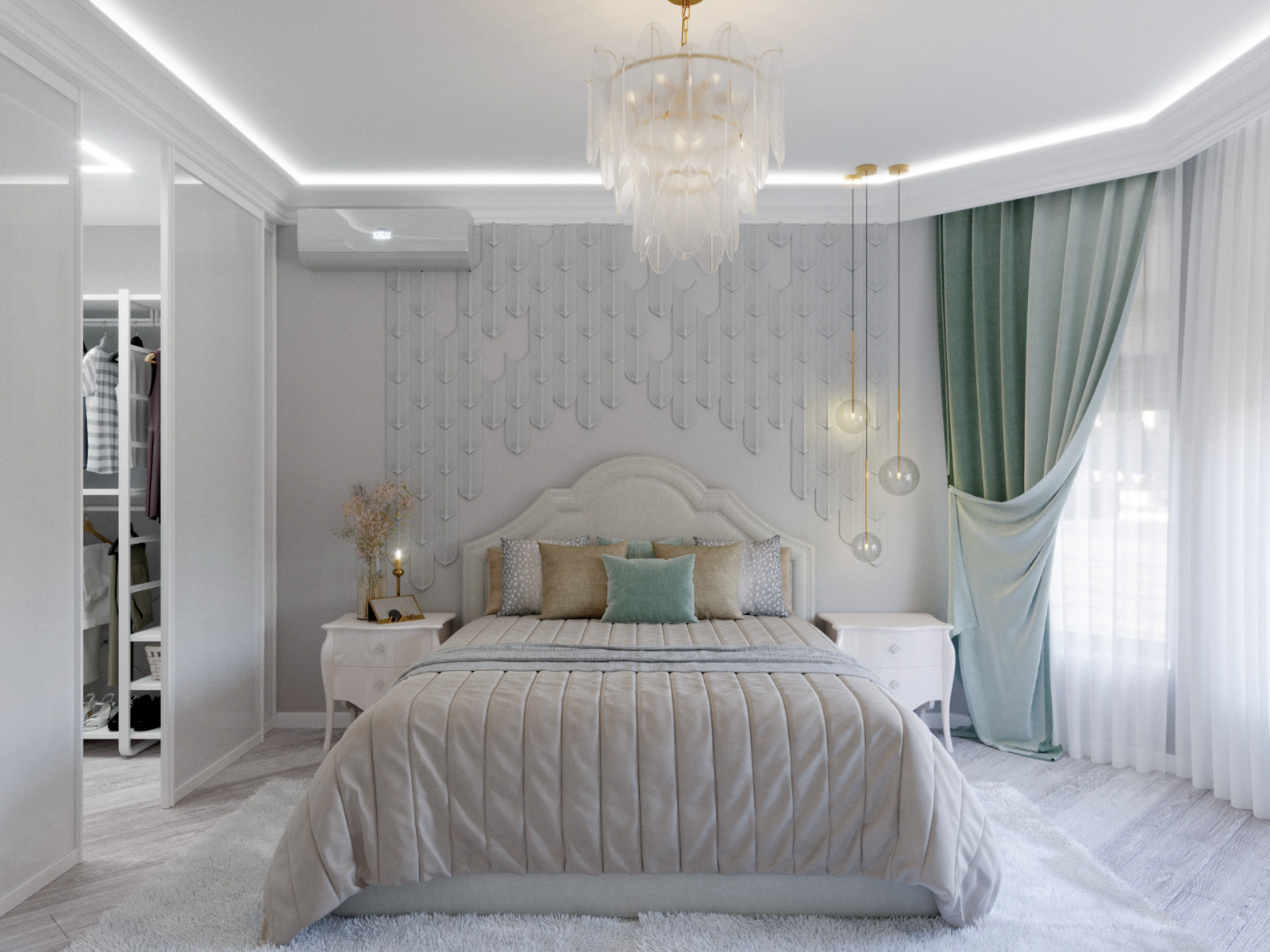 Спальня с эркером (2 этаж)