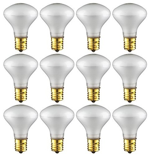 Sunlite 40R14//FL//12PK LED 40W R14 Mini-Reflector Light Bulbs Base, E26 Medium