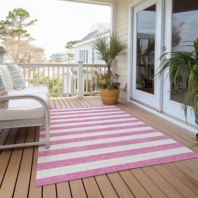 Machine washable indoor outdoor chantille acn528 rug 10 x 14