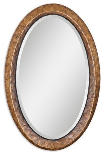 Uttermost 07602 Capiz Oval Vanity Mirror