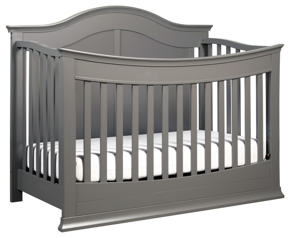 Meadow 4In1 Convertible Crib With Toddler Bed Conversion Kit