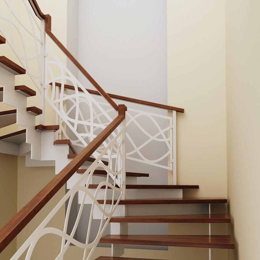 Проект лестницы для согласования с заказчиком.