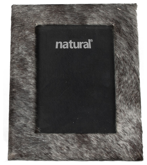 Durango Cowhide Picture Frame, 5"x7", Gray, 7"x9" Southwestern