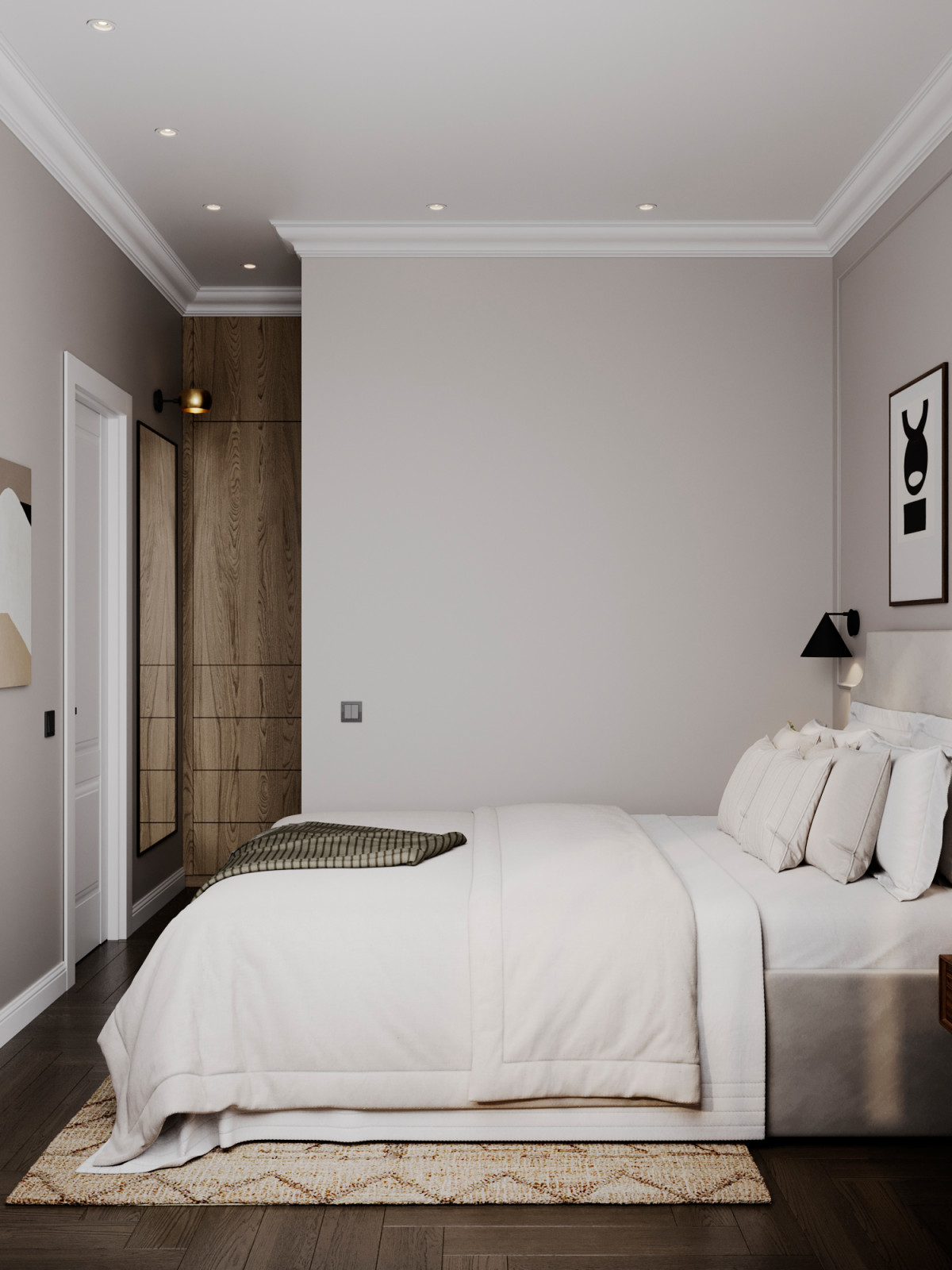 Уютный интерьер в ЖК Западный Порт