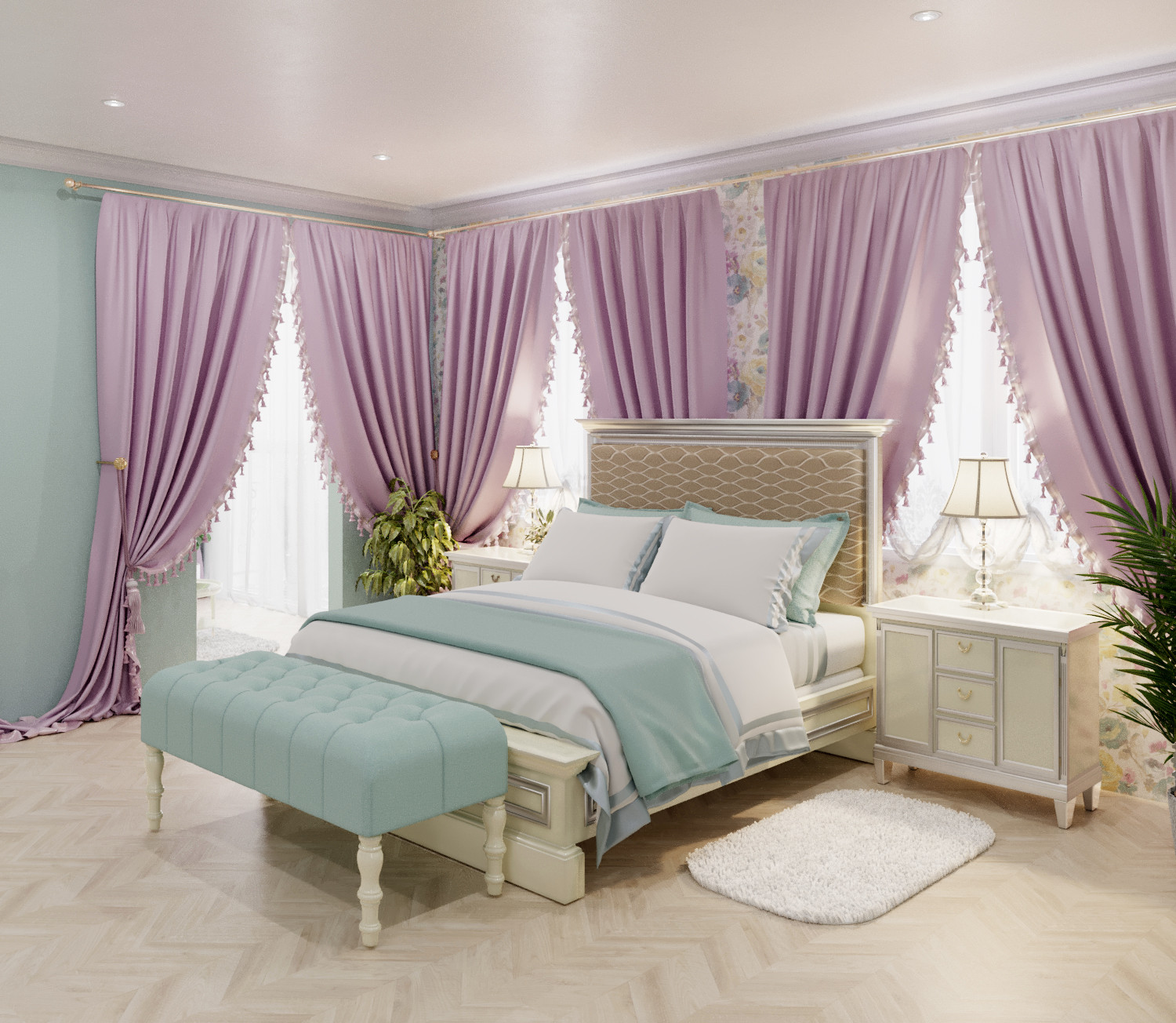 Interior Design in provice style