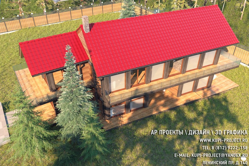 Дом 17x10 Лесное яблоко