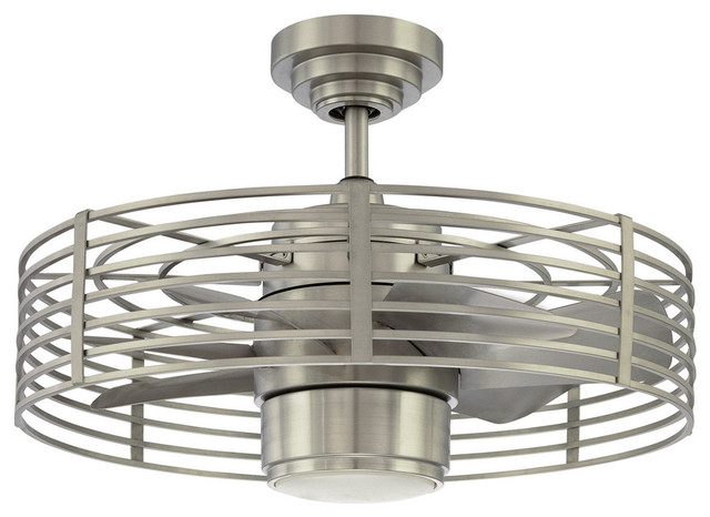 Enclave 23" Natural Iron Ceiling Fan - Transitional ...