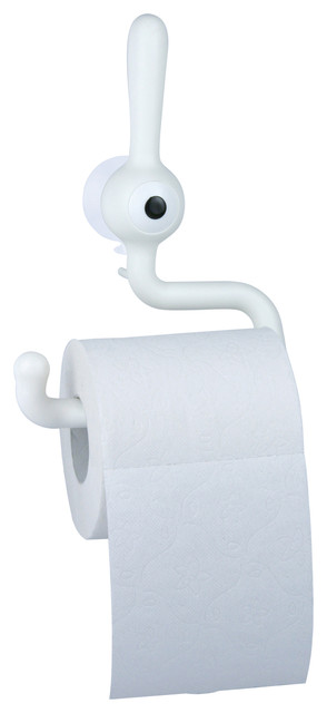Toq Toilet Paper Holder Modern Roll Holders By Koziol Toq Toilet Paper Holder White