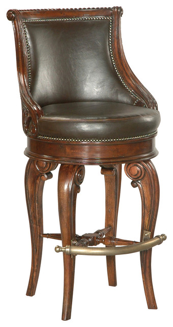 Ambella Home Collection Tatum Swivel Bar Stool Ambella Home Collection Tatum Swivel Bar Stool