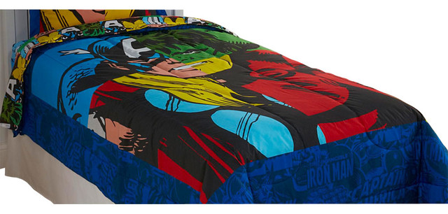 Marvel Comics Classic Avengers Twin Bed Comforter Contemporary