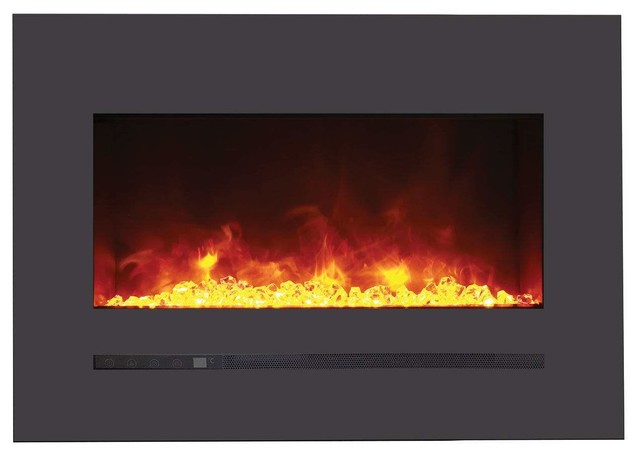Electric Fireplace with Surround, 26"