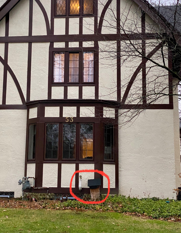 Ideas on how to hide furnace vent pipes?