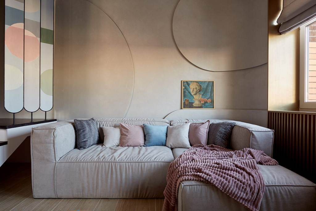 Кухня-гостиная 55м2 "Дачный ответ"