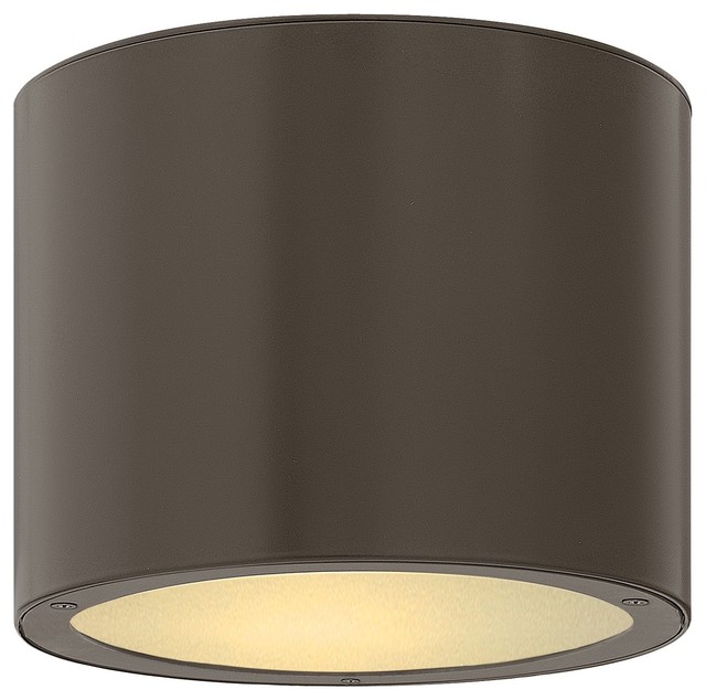 Outdoor Luna, Flush Mount, Bronze