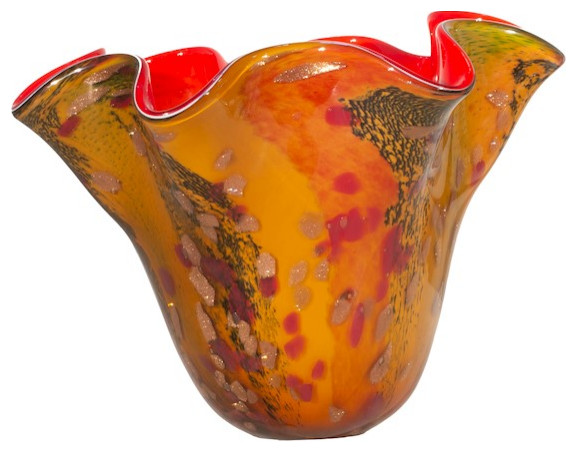 Dale Tiffany Tobias Hand Blown Art Glass Vase